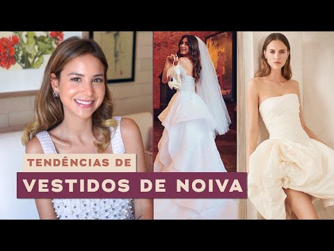 TENDÊNCIAS de VESTIDOS de NOIVA 2021