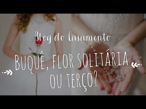 Buquê, flor solitária ou terço?