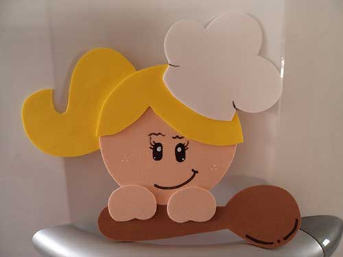 decoração feita a mão