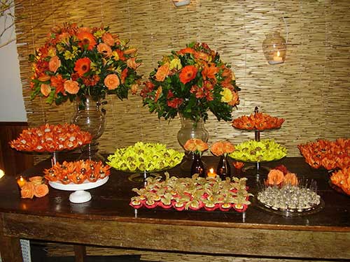 mesa decorada