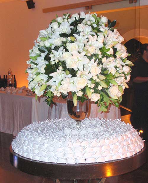flores brancas
