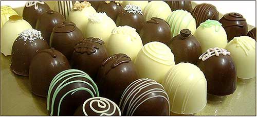 trufas para casamento