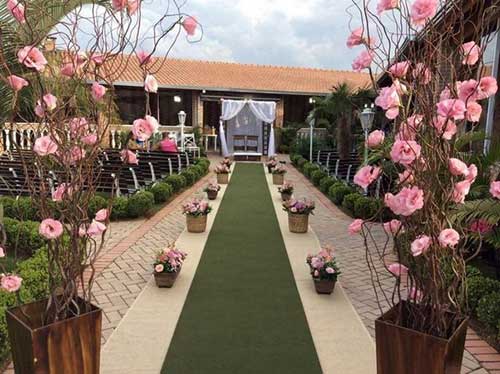 fotos de tapete de casamento