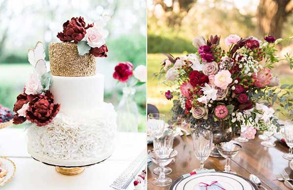 casamento cor marsala