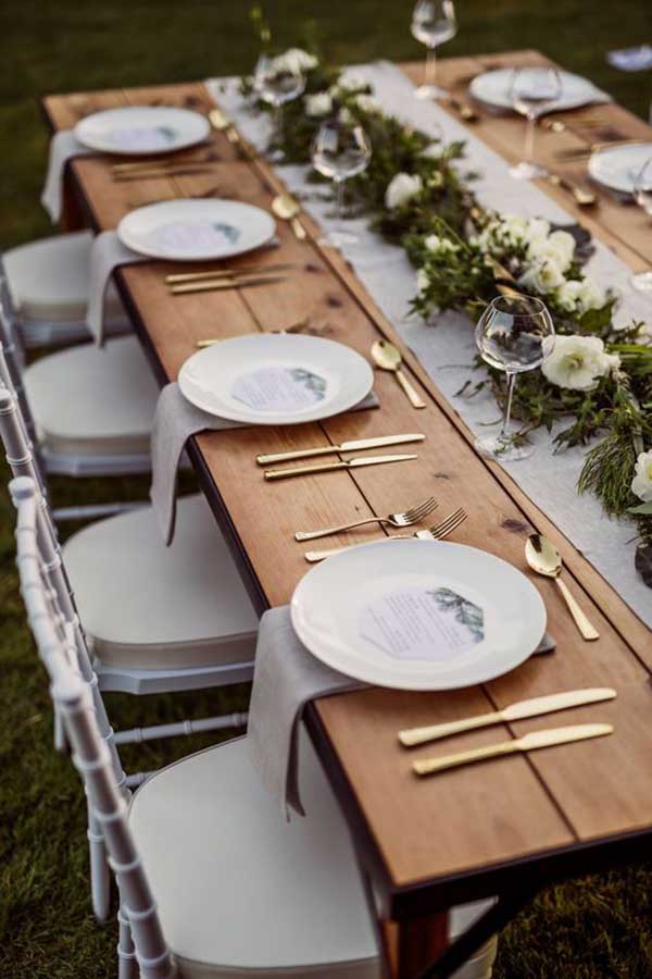 mesa decorada