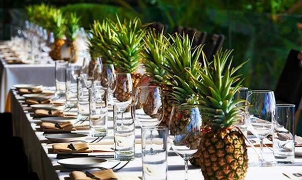 ornamentos de mesa
