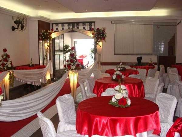 fotos de decoração com tnt