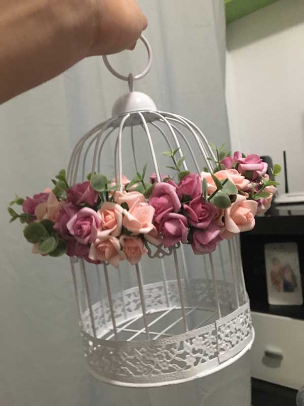 com rosas
