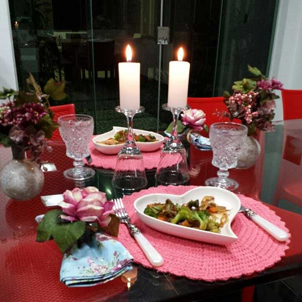 Fotos de jantar a luz de velas