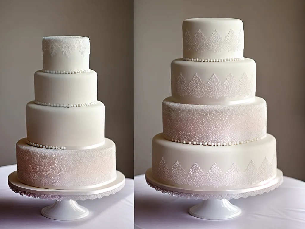Dicas bolos casamento estampas padroes 4