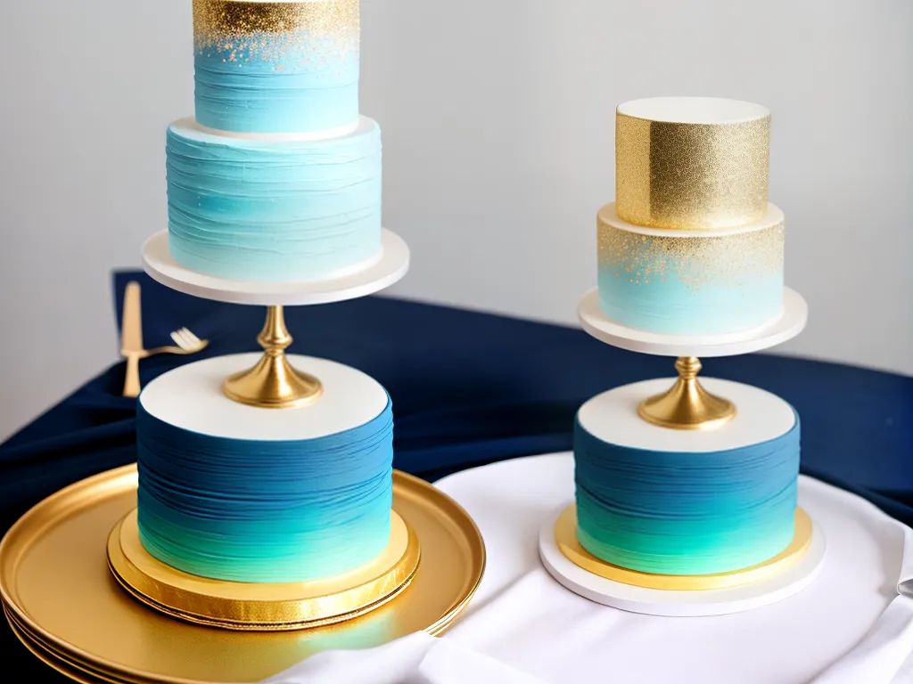 Dicas bolos casamento gradiente comestivel