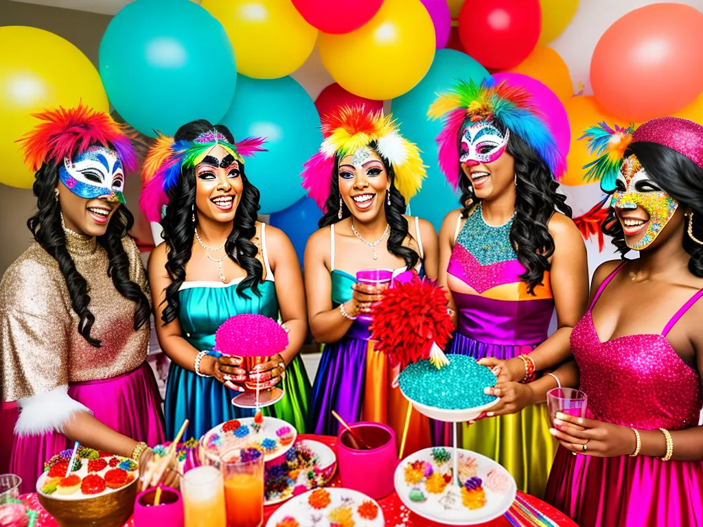 Dicas cha de cozinha carnaval festa animada cheia cor 3