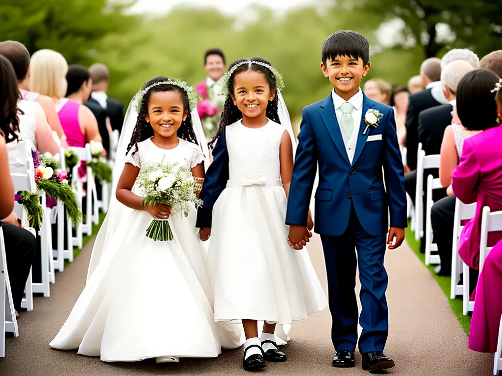 Encantando com Crianças: 7 Ideias para Cerimônia de Casamento