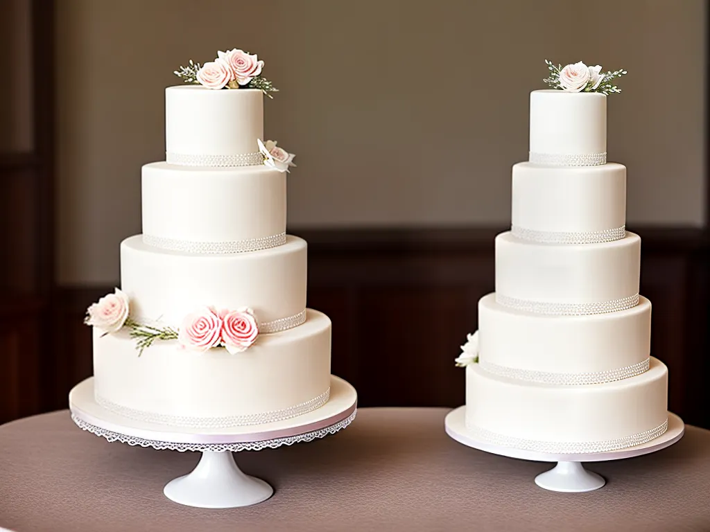 Fotos a tradicao de ter um bolo de casamento com lacos comestiveis 2