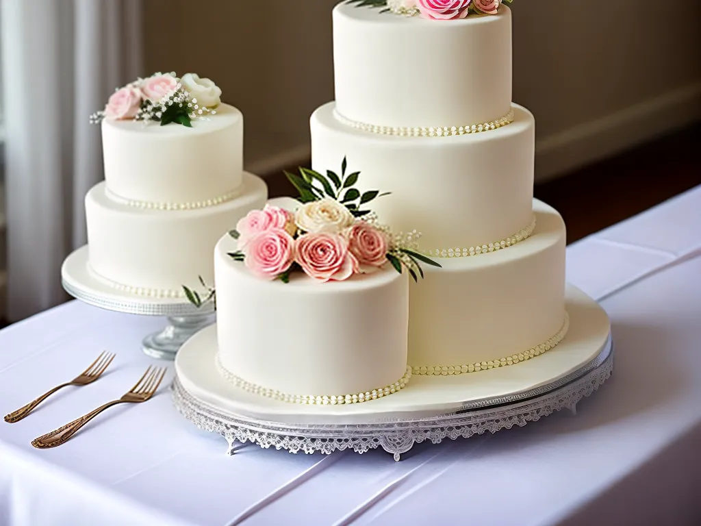 Fotos a tradicao de ter um bolo de casamento com lacos comestiveis 3