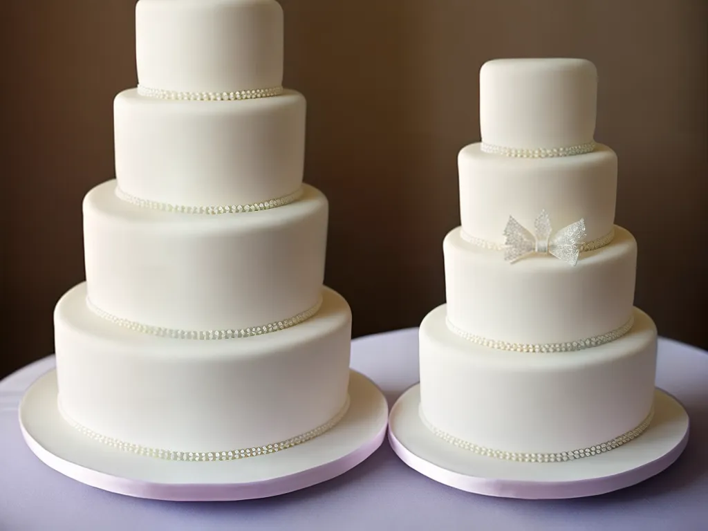 Fotos a tradicao de ter um bolo de casamento com lacos comestiveis 4