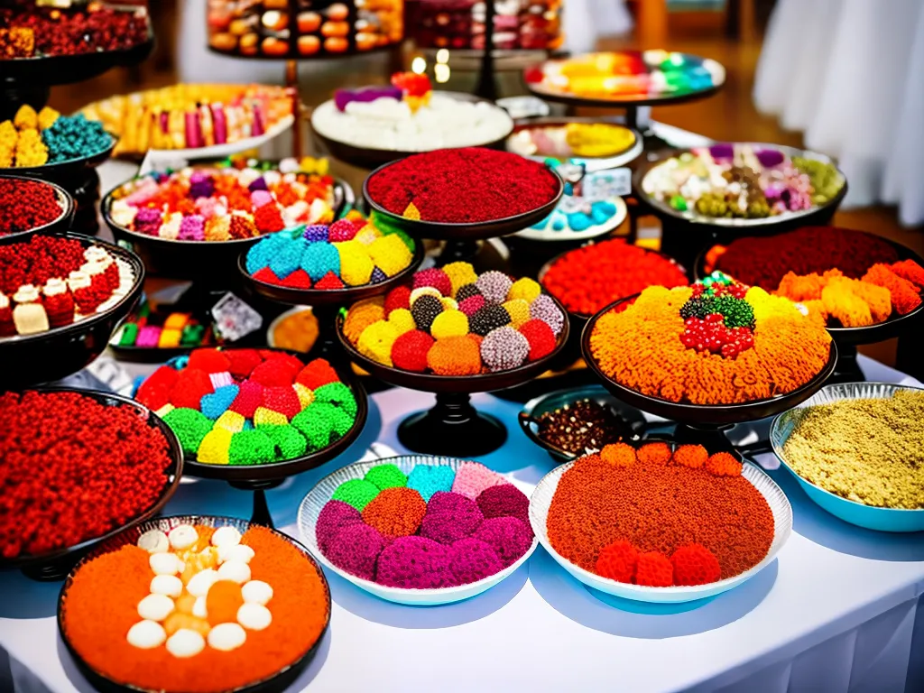Fotos a tradicao de trocar o bolo de casamento por doces tradicionais 3