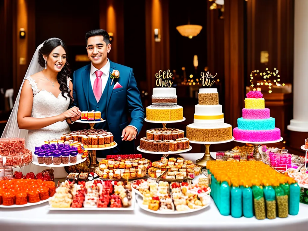 Fotos a tradicao de trocar o bolo de casamento por doces tradicionais