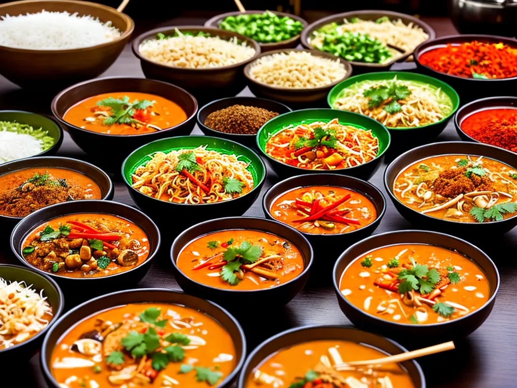 Fotos comida tailandesa para casamentos cores e sabores