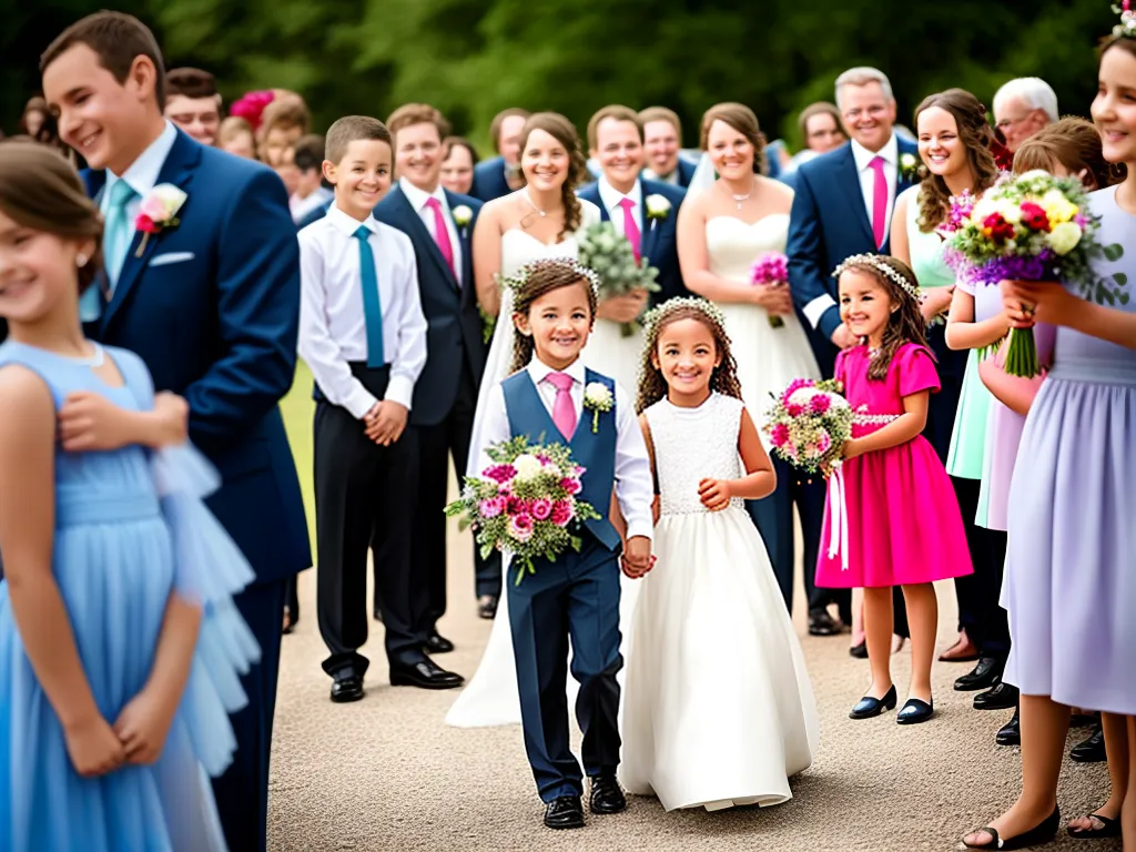 Encantando com Crianças: 7 Ideias para Cerimônia de Casamento