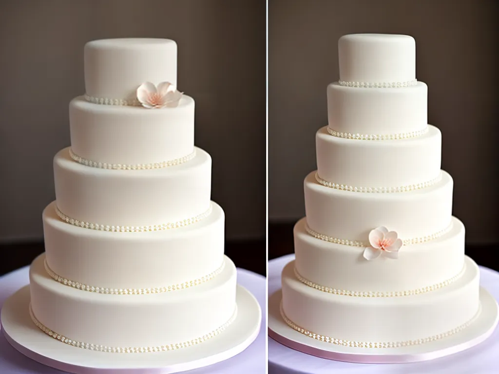 Ideias a tradicao de ter um bolo de casamento com lacos comestiveis 2