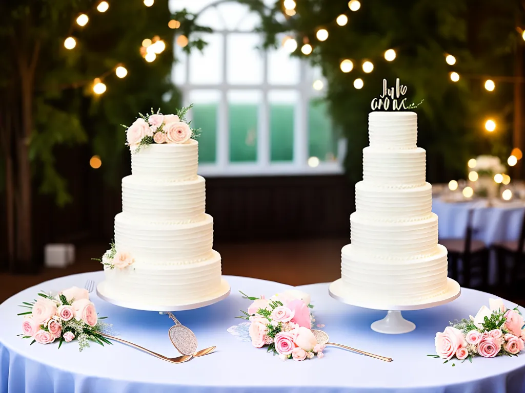Ideias a tradicao de ter um bolo de casamento com lacos comestiveis 3