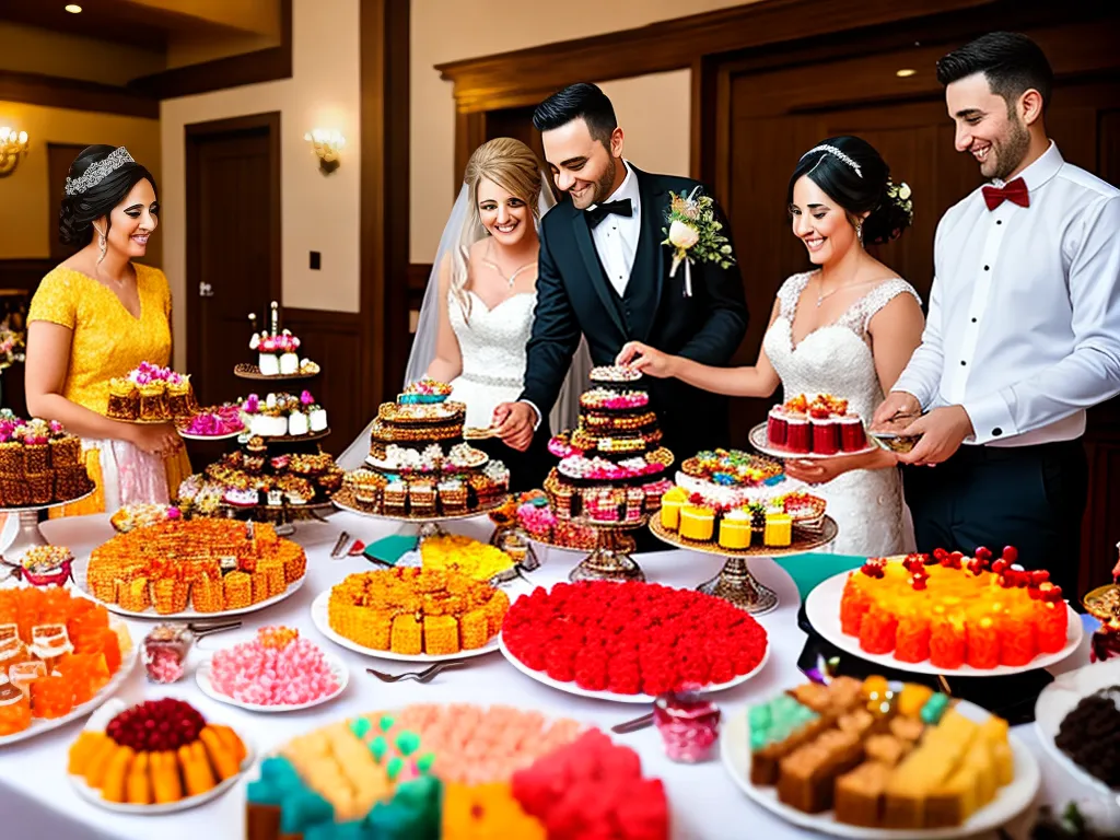 Ideias a tradicao de trocar o bolo de casamento por doces tradicionais