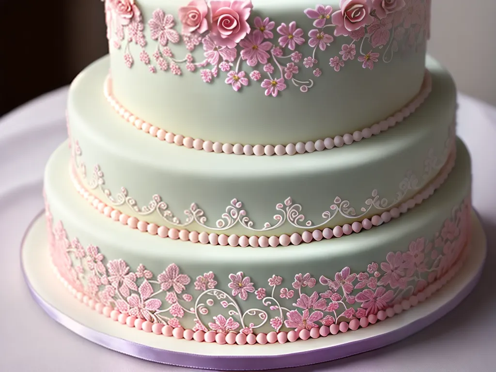 Ideias bolos casamento estampas padroes 4