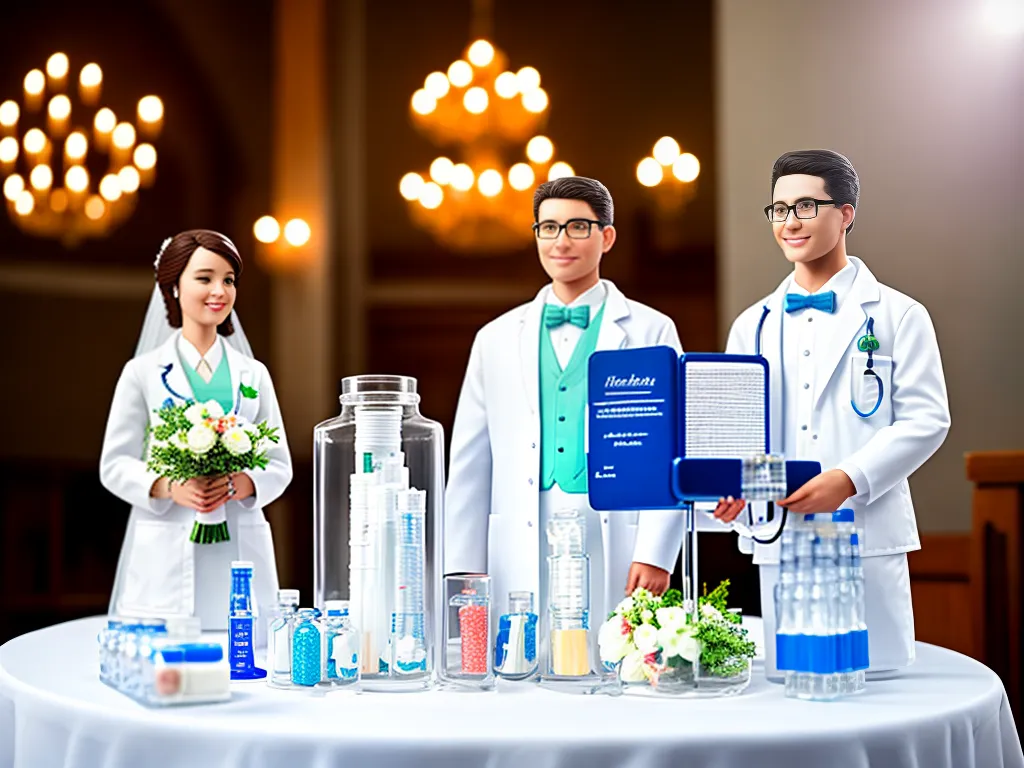 Ideias casamento tema medicina