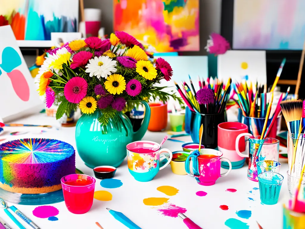 Ideias cha de cozinha tema artes plasticas festa inspirada criativa 4