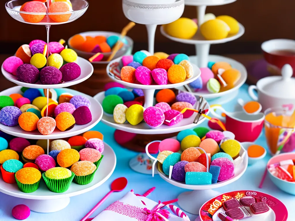Ideias cha de cozinha tema doces vintage celebracao nostalgica saborosa 3 1