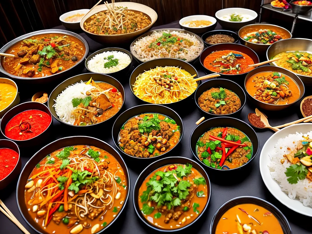 Ideias comida tailandesa para casamentos cores e sabores exoticos 2