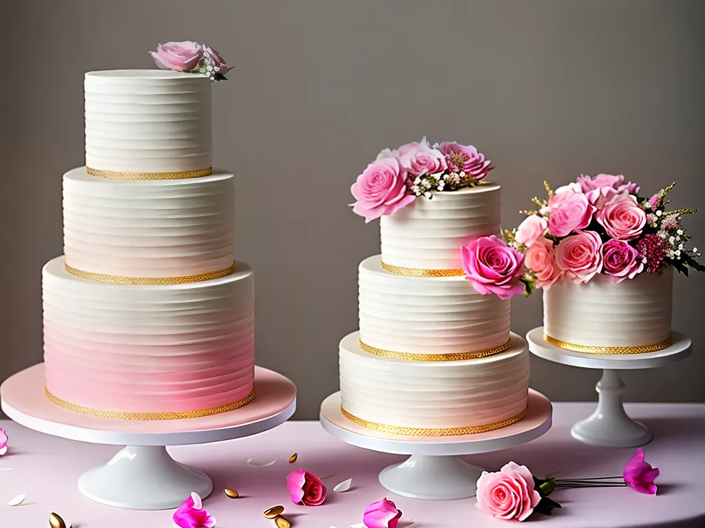 Ideias papel das cores no bolo de casamento 4
