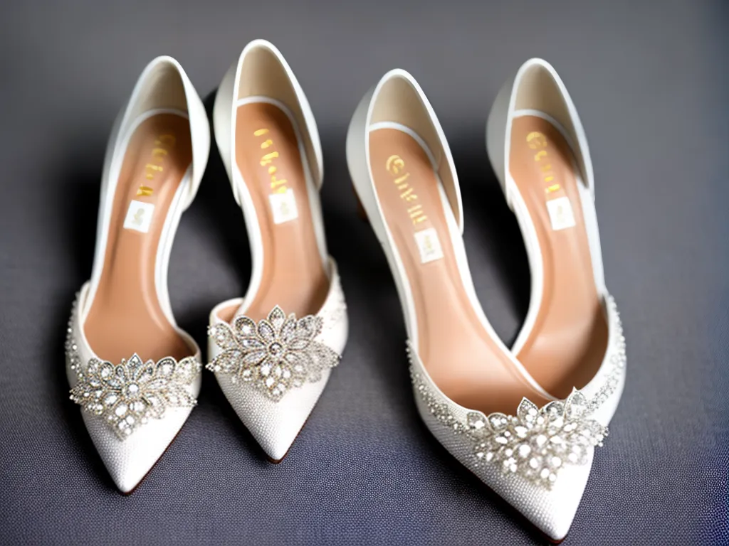 Deslumbrantes sapatos de noiva para casamento