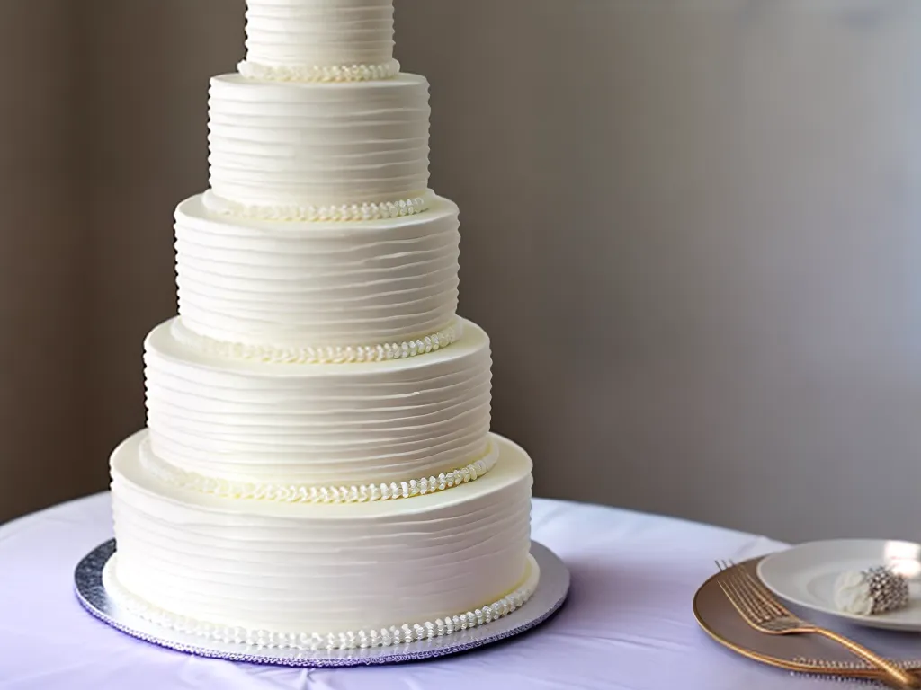 Imagens a tradicao de ter um bolo de casamento com lacos comestiveis4