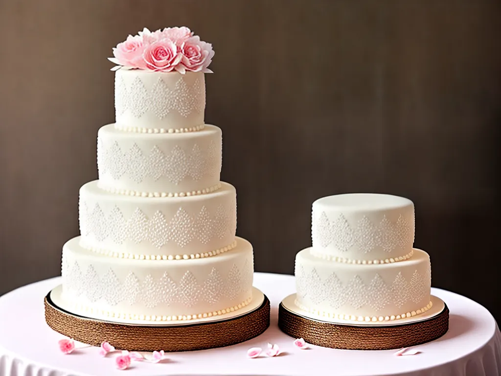 Imagens bolos casamento estampas padroes 2