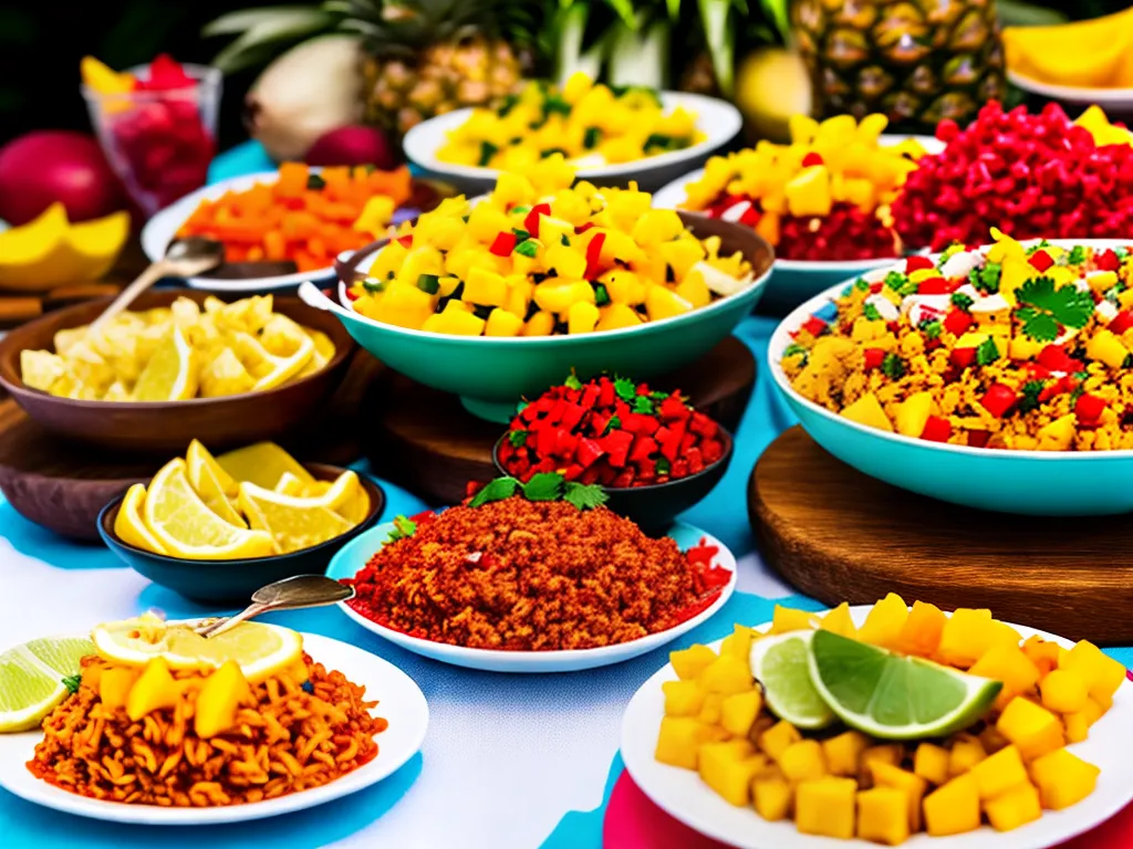 Imagens comida costa riquenha casamentos sabores tropicais deliciosos 3