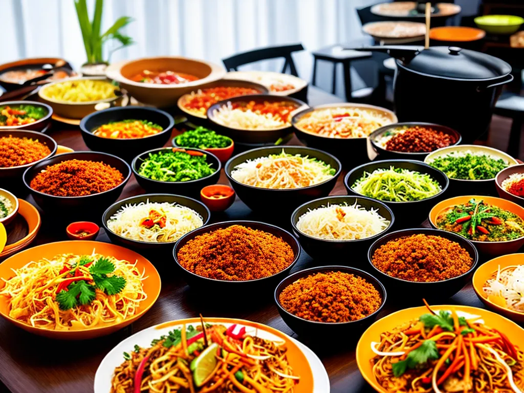Imagens comida tailandesa para casamentos cores e sabores exoticos 2