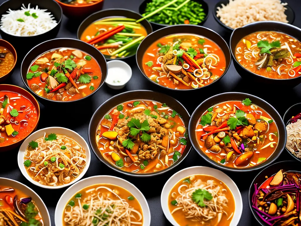 Imagens comida tailandesa para casamentos cores e sabores