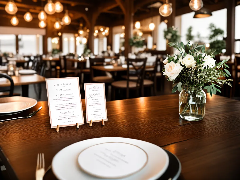 Imagens convites casamento estilo cafe bistro 3